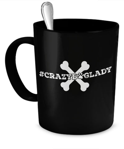 Coffee Mug - #Crazy Dog Lady - Mug