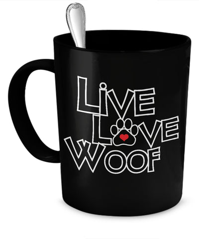 Coffee Mug - Live, Love, Woof - Mug